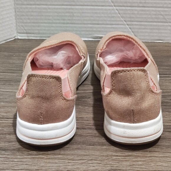 Clarks Cloudsteppers Loafers Size 6 Metallic Rosegold Flat Casual Comfort Shoes - Picture 5 of 12